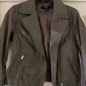 Muubaa Women's Gulrro Leather Biker Jacket